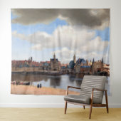 Johannes Vermeer - Blick auf Delft Wandteppich (Beispiel (Horizontal))