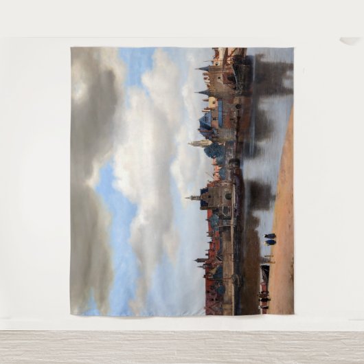 Johannes Vermeer - Blick auf Delft Wandteppich (Vorderseite)