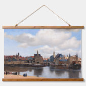 Johannes Vermeer - Blick auf Delft Wandteppich Mit Holzrahmen (Vorne)