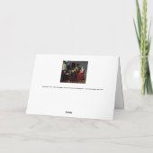 Johannes Vermeer - Das Glas Wein Karte (Rückseite)