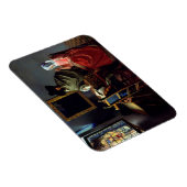 Johannes Vermeer - Das Glas Wein Magnet (Rechte Seite)