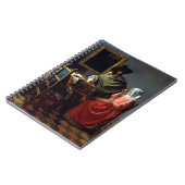 Johannes Vermeer - Das Glas Wein Notizblock (Linke Seite)