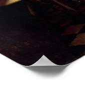 Johannes Vermeer - Das Glas Wein Poster (Ecke)