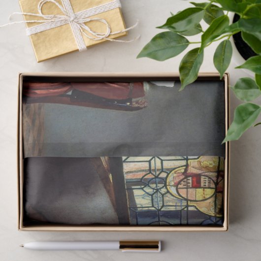 Johannes Vermeer - Das Glas Wein Seidenpapier (Geschenk)