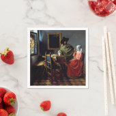 Johannes Vermeer - Das Glas Wein Serviette (Beispiel)