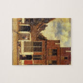 Johannes Vermeer - das kleine Straßenpuzzlespiel Puzzle (Horizontal)