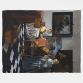 Johannes Vermeer - Das Konzert Fleecedecke (Vorderseite (Horizontal))