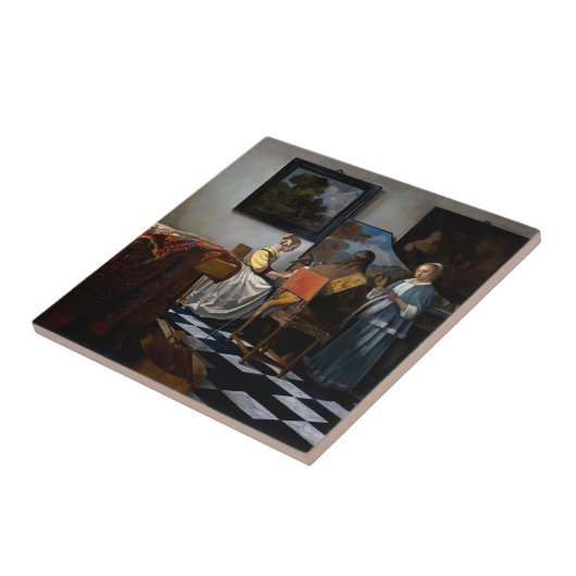 Johannes Vermeer - Das Konzert Fliese (Seite)
