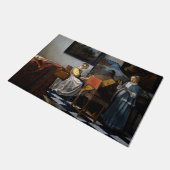 Johannes Vermeer - Das Konzert Fußmatte (Schrägansicht)