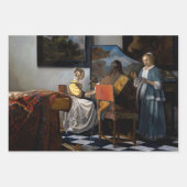 Johannes Vermeer - Das Konzert Geschenkpapier Set (Vorderseite 3)