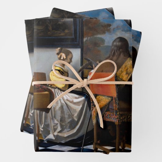 Johannes Vermeer - Das Konzert Geschenkpapier Set (Beispiel)