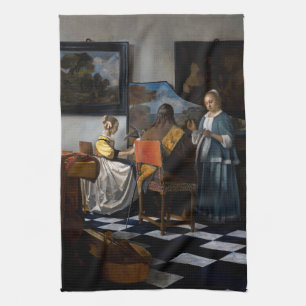 Johannes Vermeer - Das Konzert Geschirrtuch