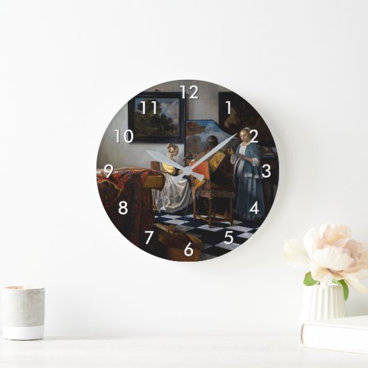 Johannes Vermeer - Das Konzert Große Wanduhr (Zuhause)