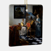 Johannes Vermeer - Das Konzert Keramikornament (Rechts)