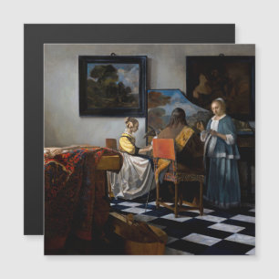 Johannes Vermeer - Das Konzert Magnetkarte
