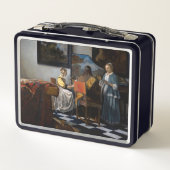 Johannes Vermeer - Das Konzert Metall Brotdose (Rückseite)