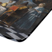 Johannes Vermeer - Das Konzert Schneidebrett (Ecke)