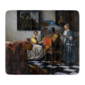 Johannes Vermeer - Das Konzert Schneidebrett (Vorderseite)