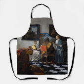 Johannes Vermeer - Das Konzert Schürze (Vorderseite)