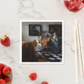 Johannes Vermeer - Das Konzert Serviette (Beispiel)