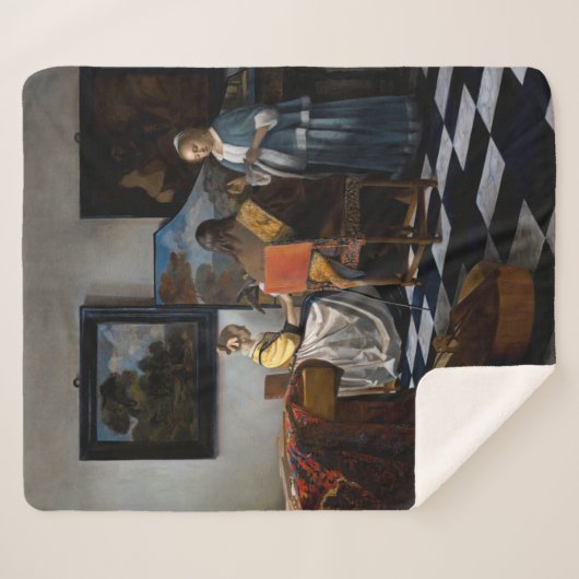 Johannes Vermeer - Das Konzert Sherpadecke (Vorderseite (Horizontal))