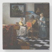 Johannes Vermeer - Das Konzert Steinuntersetzer (Vorderseite)