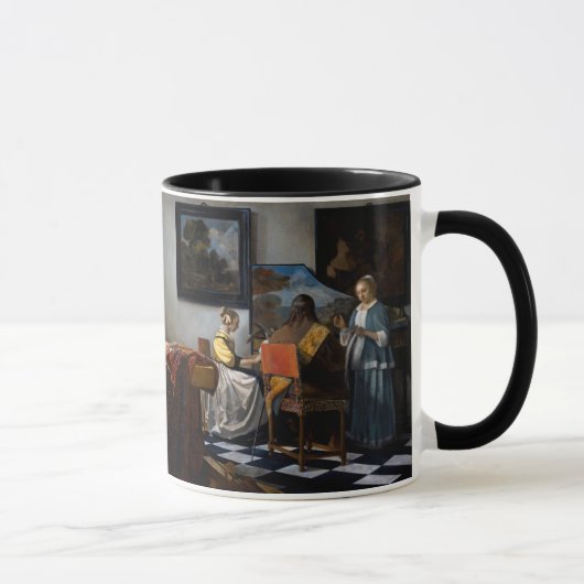 Johannes Vermeer - Das Konzert Tasse (Rechts)
