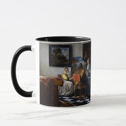 Johannes Vermeer - Das Konzert Tasse (Links)