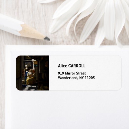 Johannes Vermeer - Das Liebe-Schreiben (Insitu)