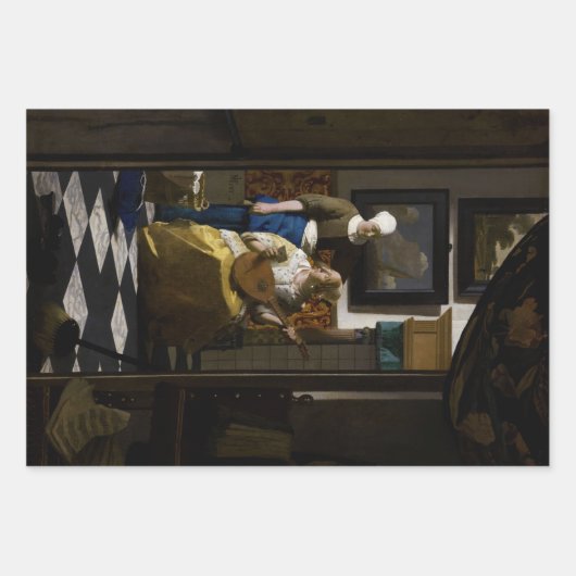 Johannes Vermeer - Das Liebe-Schreiben Geschenkpapier Set (Vorderseite 2)