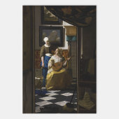 Johannes Vermeer - Das Liebe-Schreiben Geschenkpapier Set