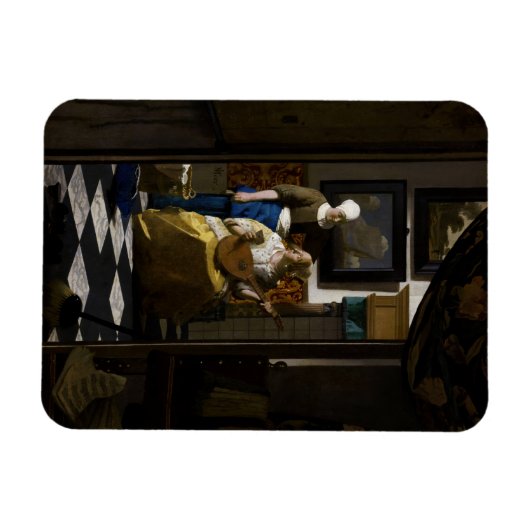 Johannes Vermeer - Das Liebe-Schreiben Magnet (Horizontal)