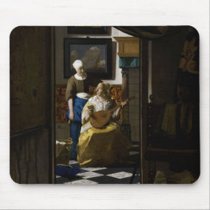 Johannes Vermeer - Das Liebe-Schreiben Mousepad