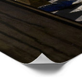 Johannes Vermeer - Das Liebe-Schreiben Poster (Ecke)