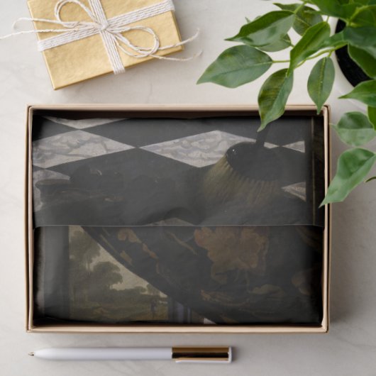 Johannes Vermeer - Das Liebe-Schreiben Seidenpapier (Geschenk)