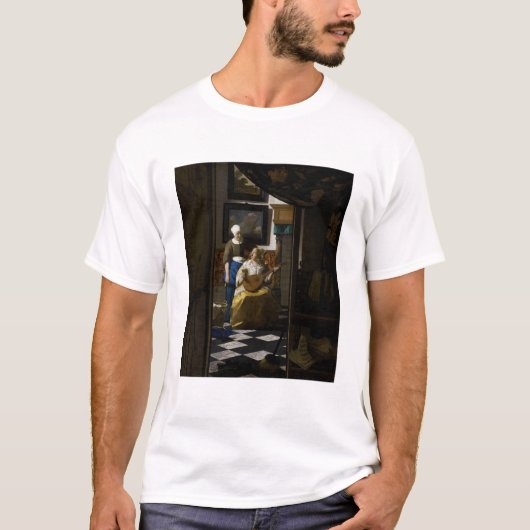 Johannes Vermeer - Das Liebe-Schreiben T-Shirt (Vorderseite)