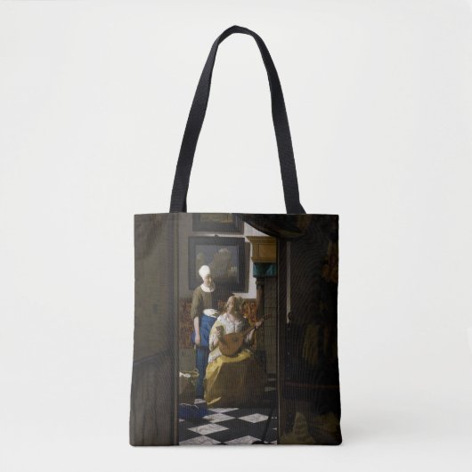 Johannes Vermeer - Das Liebe-Schreiben Tasche (Vorderseite)