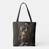 Johannes Vermeer - Das Liebe-Schreiben Tasche (Rückseite)