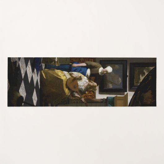 Johannes Vermeer - Das Liebe-Schreiben Yogamatte (Vorderseite (Horizontal))