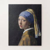 Johannes Vermeer - Das Mädchen mit Perlenohrring Puzzle (Vertikal)