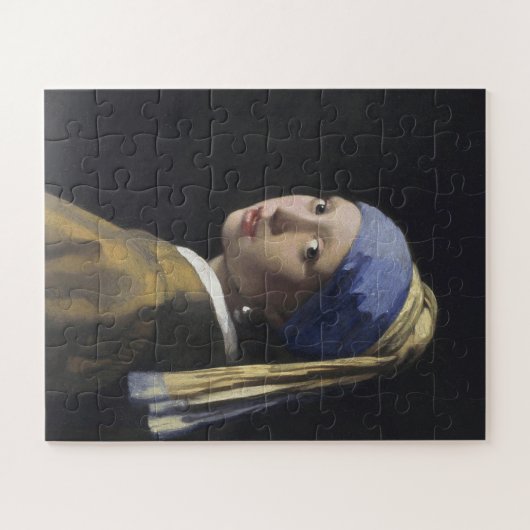 Johannes Vermeer - Das Mädchen mit Perlenohrring Puzzle (Horizontal)