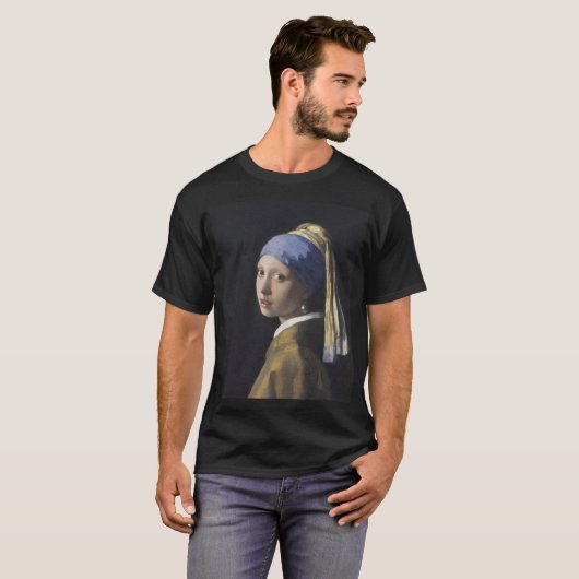 Johannes Vermeer - Das Mädchen mit Perlenohrring T-Shirt (Vorne ganz)