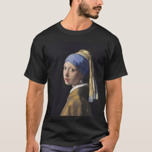 Johannes Vermeer - das Mädchen mit Perlenverering T-Shirt