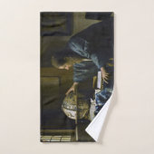 Johannes Vermeer - Der Astronom Badhandtuch Set (Handtuch)