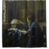 Johannes Vermeer - Der Astronom Duschvorhang (Vorderseite)