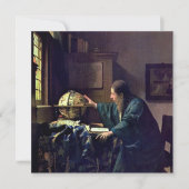 Johannes Vermeer - Der Astronom Einladung (Vorderseite)