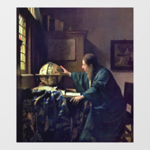 Johannes Vermeer - Der Astronom Fensteraufkleber
