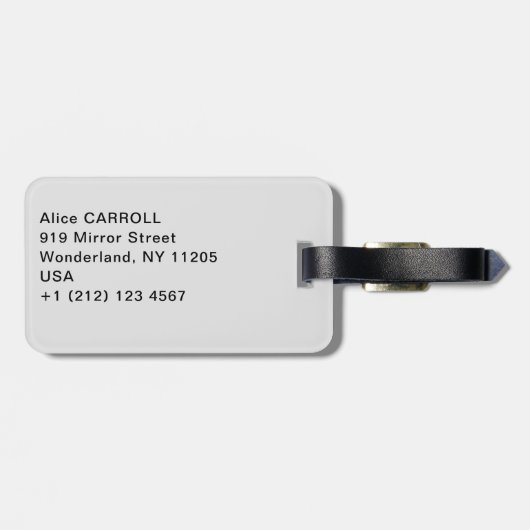 Johannes Vermeer - Der Astronom Gepäckanhänger (Rückseite horizontal)