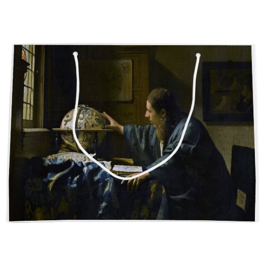Johannes Vermeer - Der Astronom Große Geschenktüte (Vorderseite)