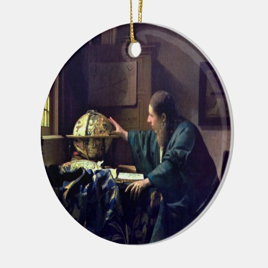 Johannes Vermeer - Der Astronom Keramik Ornament (Links)